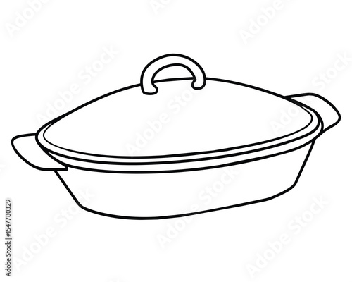 Oval Baking Dish Perfect for Roasting and Serving Delicious Dishes