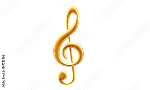 golden treble clef