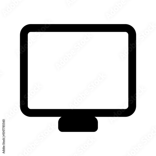 シンプルなモニターのアイコン