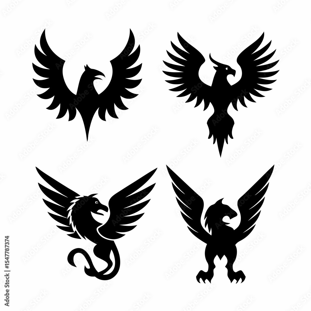 Fototapeta premium bird icon set