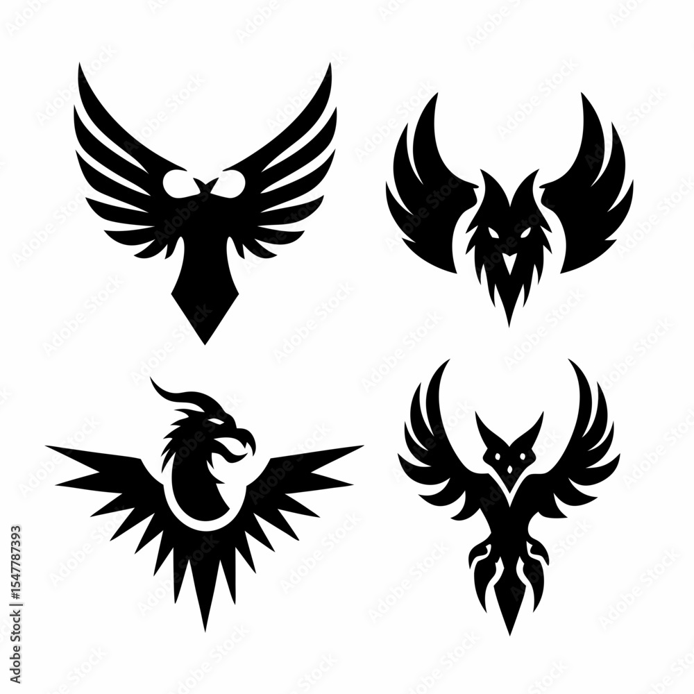 Fototapeta premium bird icon set