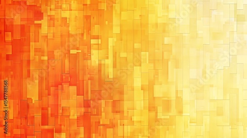 Abstract Gradient Pixelated Background in Warm Tones