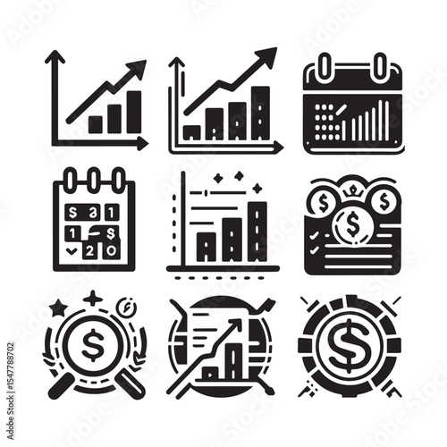 Graphic Design Icon Set – Creative Tools, Typography, Color, Layout, and Vector Editing Symbols for Designers