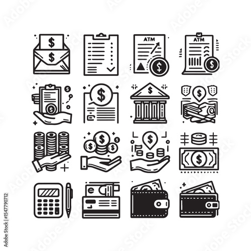 Comprehensive Target Icons Collection Featuring Aim, Goal Setting, Business Success, Accuracy, Purpose Direction, Arrow Hitting Center, Strategic Focus, and Challenge Achievement Symbols in Vector For
