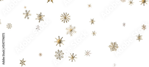 Snowflakes and bokeh lights...