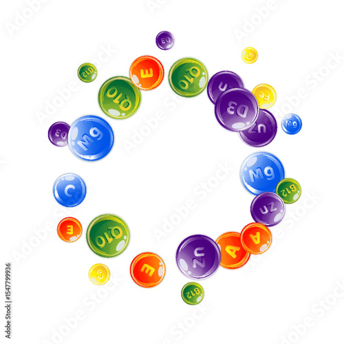 Vitamins and minerals complex. Multivitamins