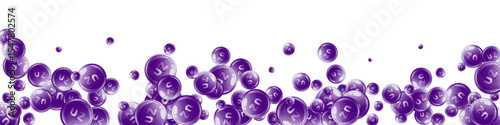 Zinc round capsules scattered randomly.