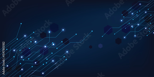 Abstract futuristic circuit board background