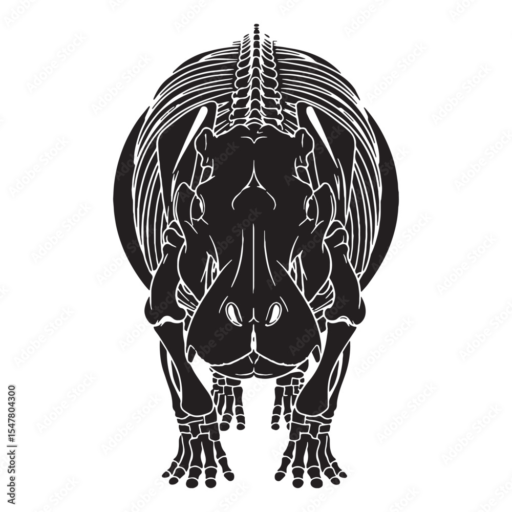 custom made wallpaper toronto digitalVisualizing ancient muscle and bone – Hippopotamus skeleton silhouette with scientific Hippopotamus skeleton vector – Hippopotamus skeleton illustration
