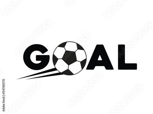 soccer goal, goal sticker, for game graphics or digital advertising, soccer goal icon