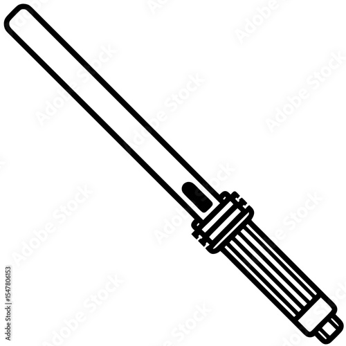 Magic wand isolated on white background
