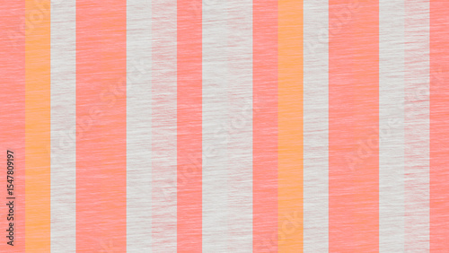 Warm Coral and Neutral Vertical Striped Fabric Texture for Modern Textile and Fashion Design Projects