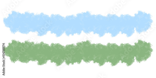 Abstract Background: Blue and Green Textured Banners for Design Projects