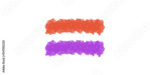 Abstract Orange and Purple Brush Strokes: Vibrant Texture Background