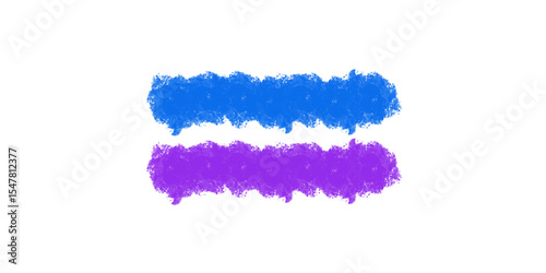 Bisexual Pride: Blue and Purple Paint Splatter Texture Background