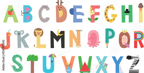 Print, alphabet, 글자, 알파벳, 알파벳 그림, 알파벳 일러스트, 글자 일러스트, 문자 일러스트