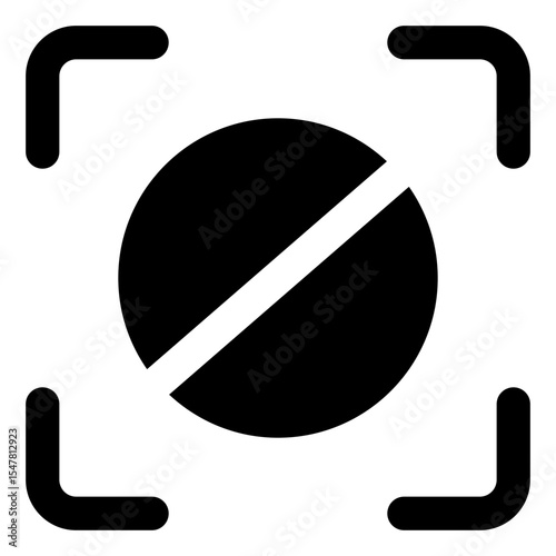 block scan solid icon	
