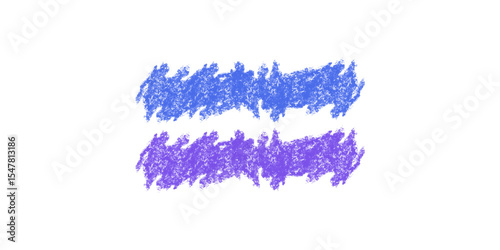 Stunning Dual-Tone Abstract Art: Vibrant Blue and Purple Hues