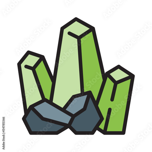 Crystals Ore Icon