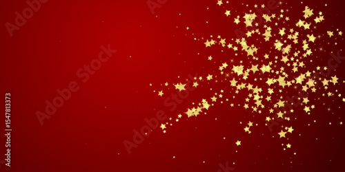 Magic stars vector overlay.  Gold stars scattered