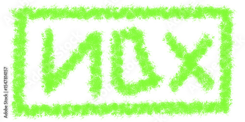 Lime Green Textured Box: Abstract Art Design Element