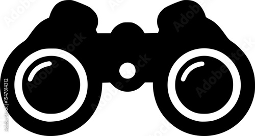 binocular icon vector illustration
