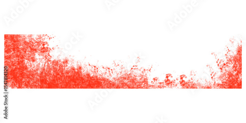 Red Ink Splatter: Dramatic Abstract Banner for Design Projects