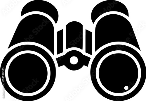 binocular icon vector illustration
