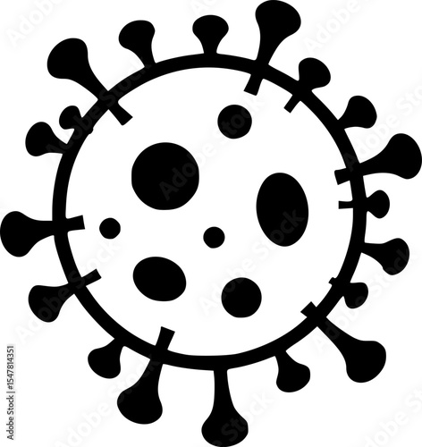 virus icon vector illustration
