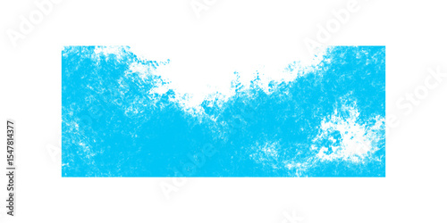 Cyan Background with Black Splatter Texture: Abstract Design Element