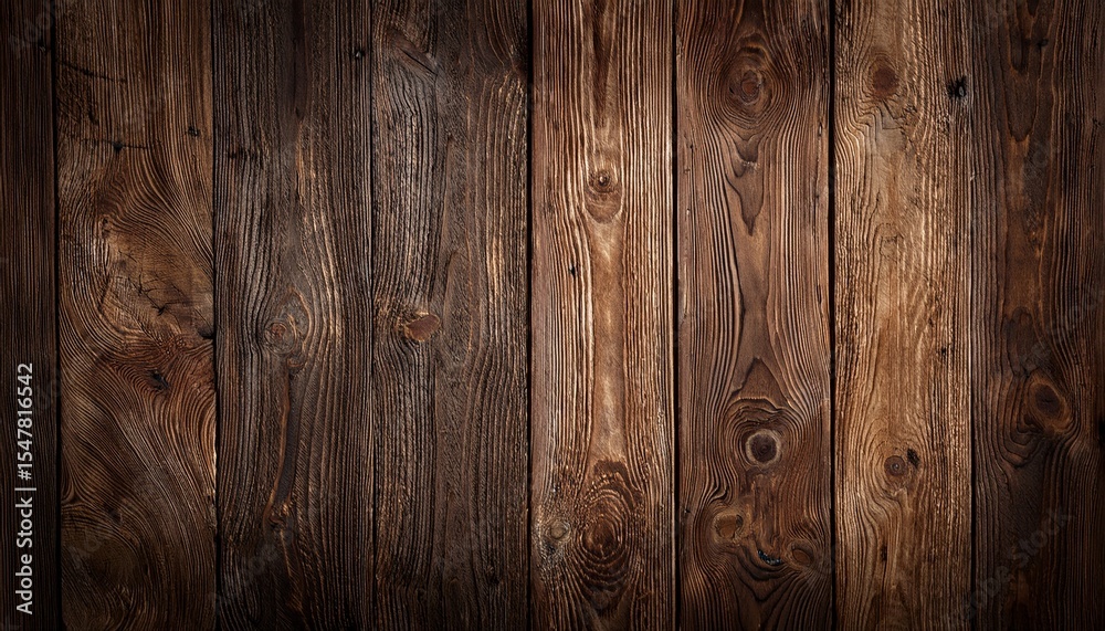 Naklejka premium vintage rustic wooden wall texture on dark wood background