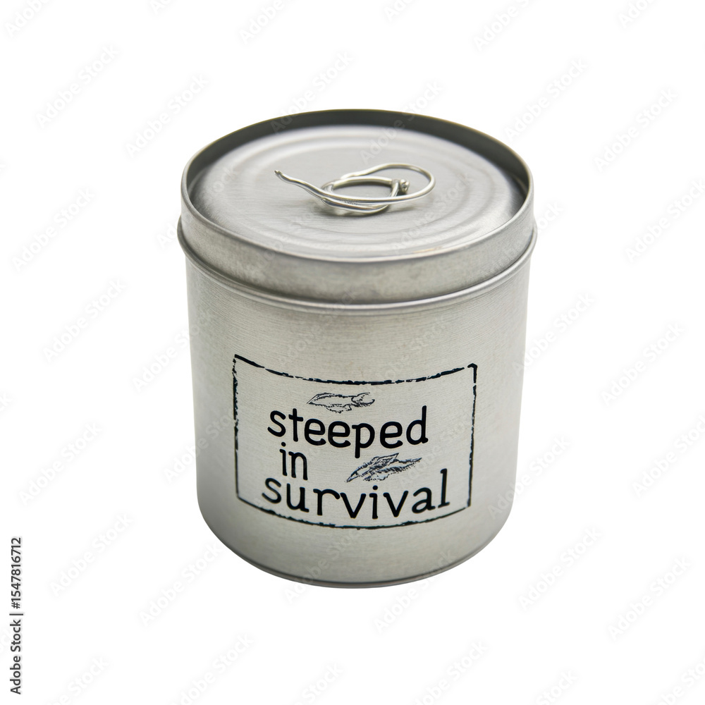 Stepped in Survival Tin of Emergency Tea or Herbal Remedy Stepped in Survival Tin of Emergency Tea or Herbal Remedy