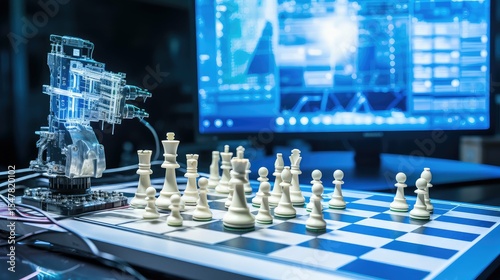 Wallpaper Mural automation chess technology Torontodigital.ca