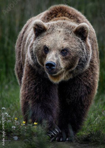 Wallpaper Mural Close up of an approaching Brown Bear (Eurasian Brown bear) Torontodigital.ca