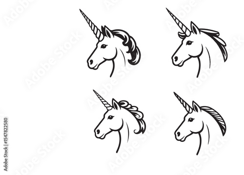 Unicorn Vector Set
