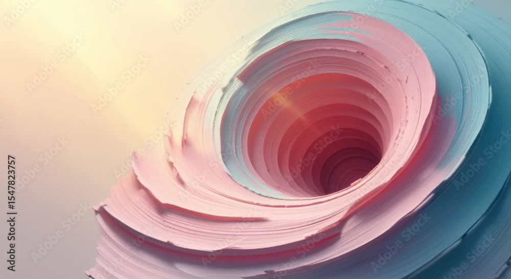 abstract rendering colorful spiral design white background design composed different colors creating vibrant e