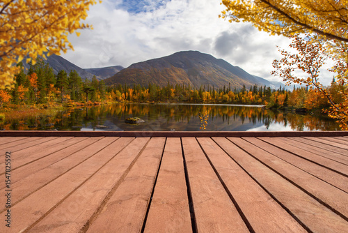 Autumn landscape. Nature wi...