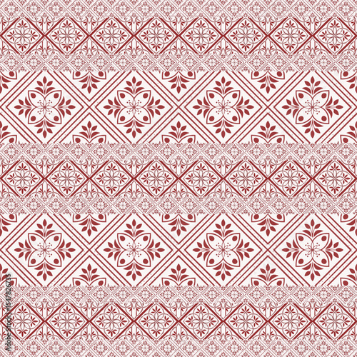 seamless geometric ornamental vector pattern. abstract background