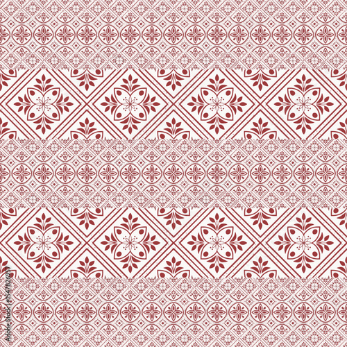 seamless geometric ornamental vector pattern. abstract background