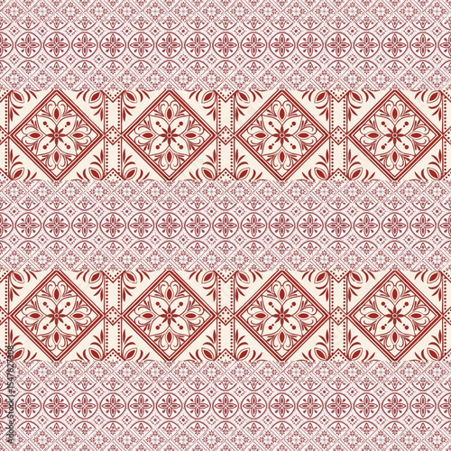 seamless geometric ornamental vector pattern. abstract background