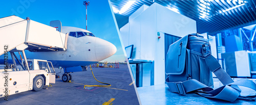 Airline industry. Airplane ...