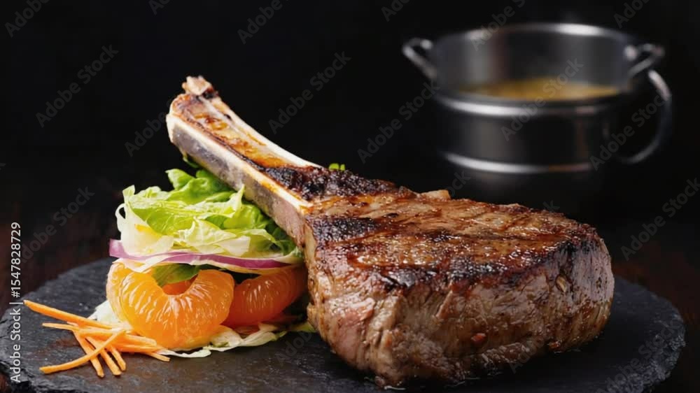 ジューシーな肉料理、 豪華ディナー、絶品ステーキ