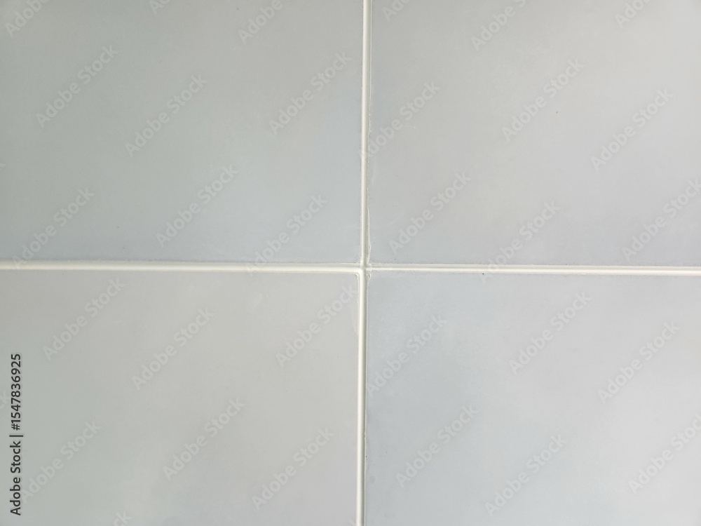 Fototapeta premium Pale Blue Tile, Pale Blue Tile Wall, Silicone Joint, Pale Blue Tile Texture, Simple Texture
