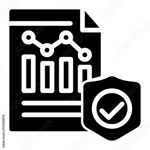Regulation Document Icon Solid Style for Accreditation and Compliance.