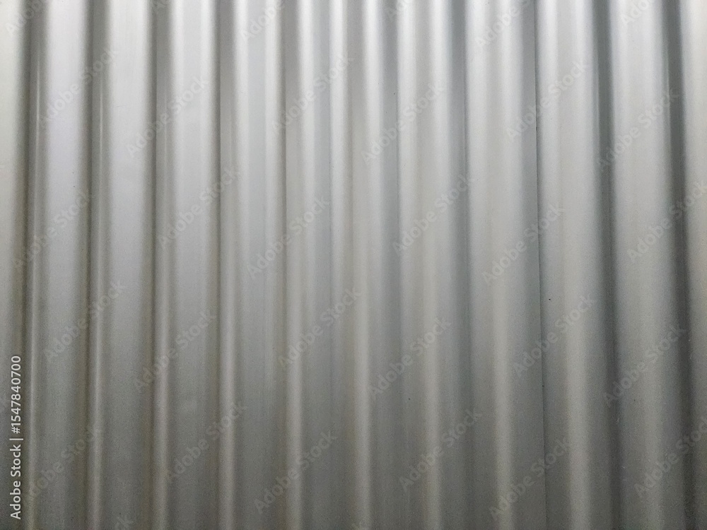 Obraz premium galvanised corrugated steel sheets, matte steel sheet, steel texture, steel image, simple texture