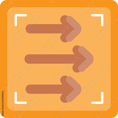 Multiple Right Arrow Icon