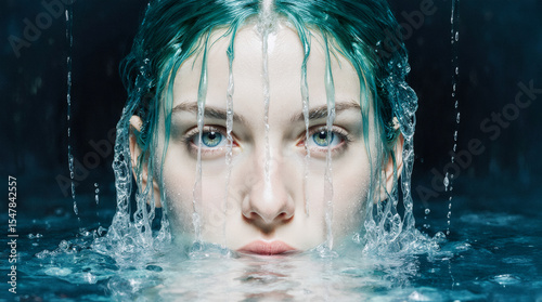 the woman in the water