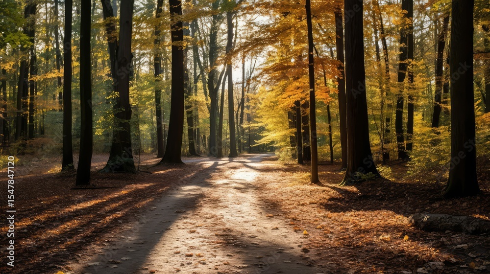 Fototapeta premium forest light brown