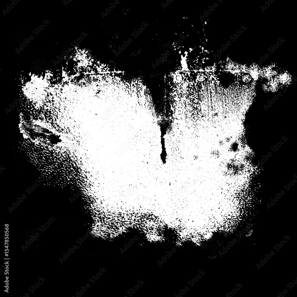 Fototapeta premium Rust Stain Alpha Texture – Transparent Grunge Overlay for 3D and Design