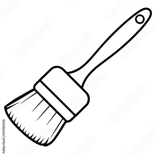 Brush line art vector